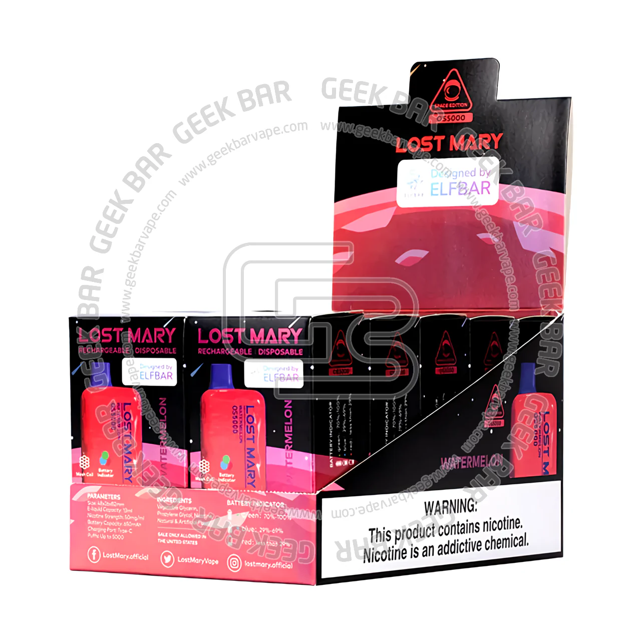 Lost Mary OS5000 Pack Of 10 Vape 5000 Puffs - Image 3