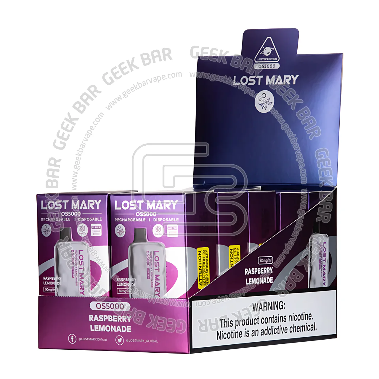Lost Mary OS5000 Pack Of 10 Vape 5000 Puffs - Image 4